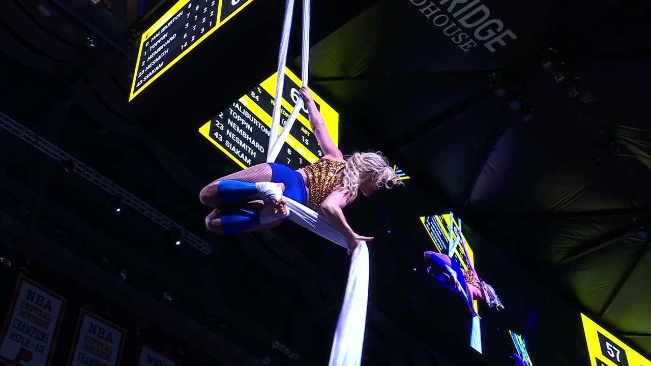 Aerial Jam Trio Halftime Show | NBA Finals ft. Grace Good | Indiana Pacers