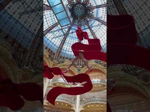 Video: Galeries Lafayette հանրախանութ Փարիզում