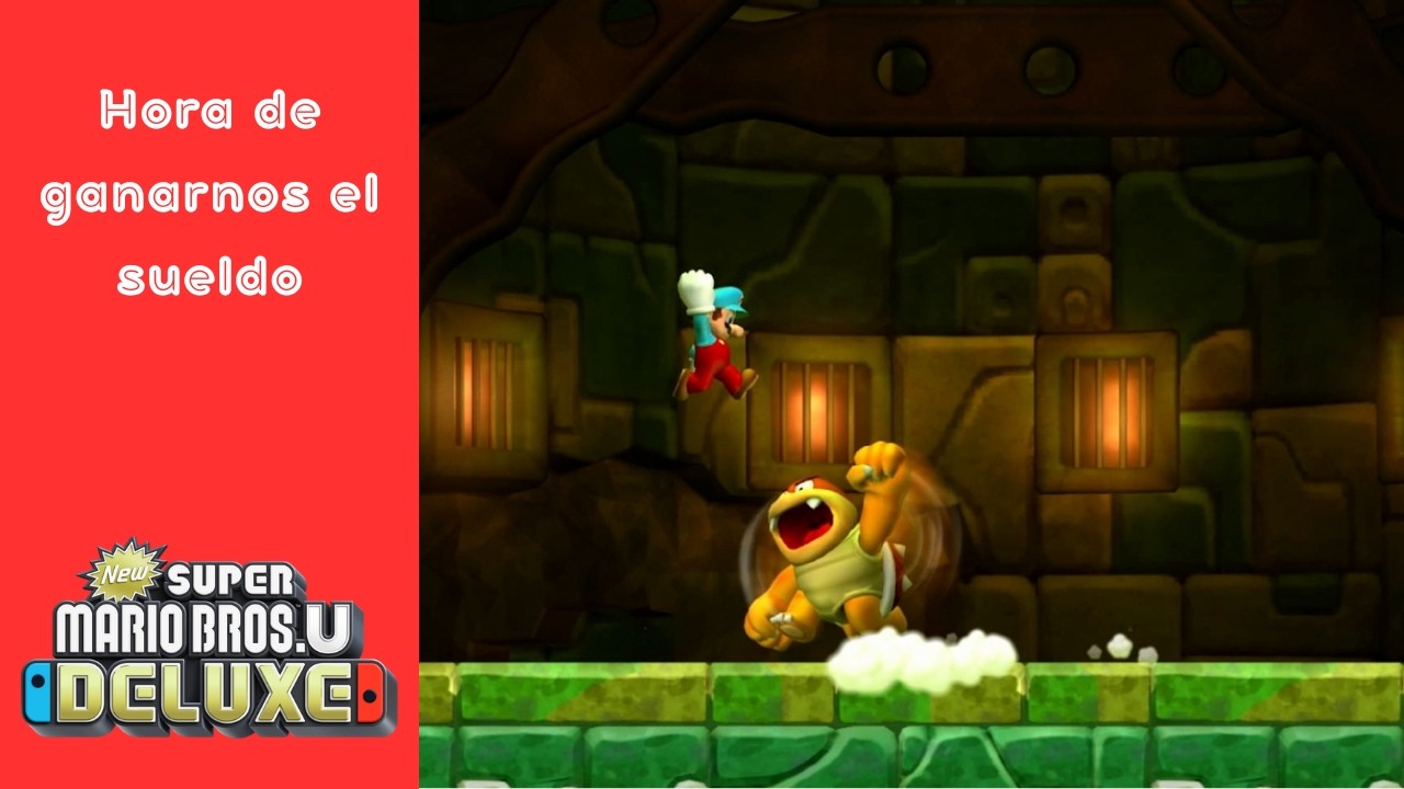 Hasta lo Facil se Complica - New Super Mario Bros U Deluxe Mundo 1 Parte 1