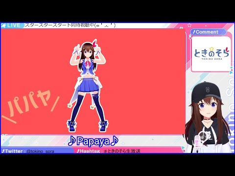 Tokino Sora Watches Tokino Sora's "Star Star Start" MV [EN Sub]