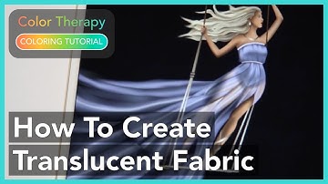 Coloring Tutorial: How to Create Translucent Fabric with Color Therapy App