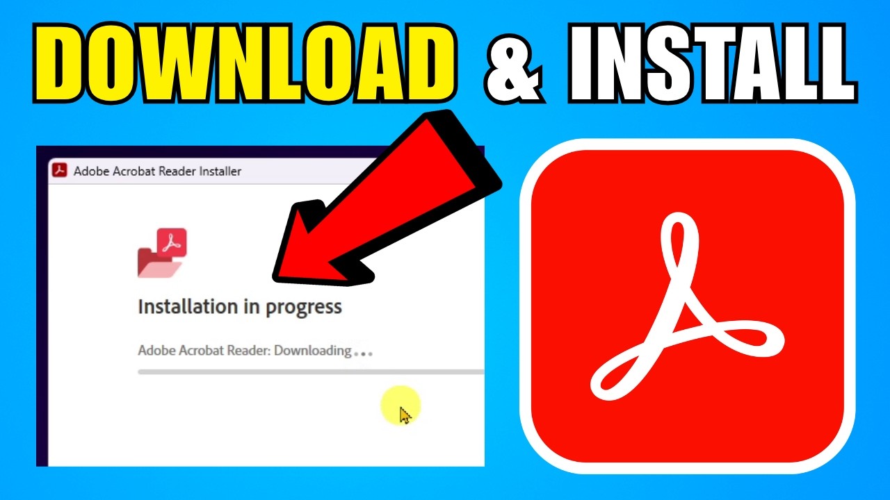 How To Download & Install Adobe Acrobat Reader On Windows 10/11 (2026 ...