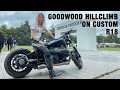 Hillclimb on custom built bmw r18 at goodwood festival of speed  tomboy a bit