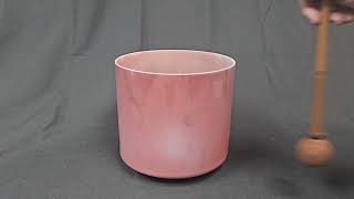 [#5279] 8 Purple Ruby Infused Quartz Crystal Singing Bowl | 3A#-44 | 227 Hz