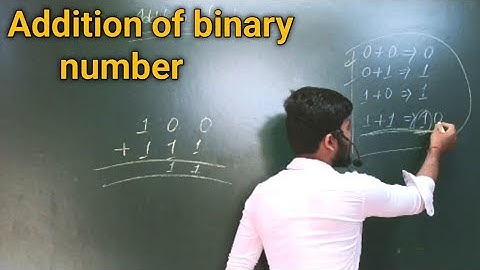 Binary Addition In Hindi | How To Do Binary Addition