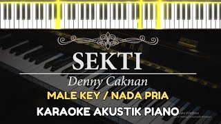 Sekti - Denny Caknan ( MALE KEY - Karaoke Piano )