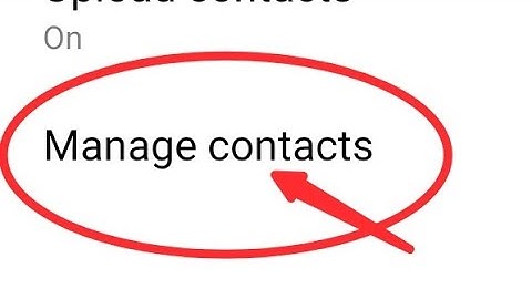 how to manage contact in messenger, messenger Mein contact Kaise manage Karen