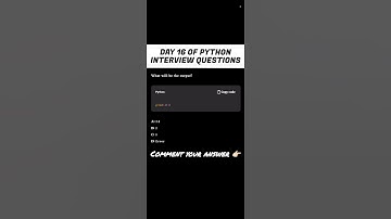 Day 16 | Python Interview prep | Tricky question #shorts #shortvideo #ytshorts #effectking #trending