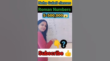 Short trick of roman numbers 😱👈| #romannumber #shorts #viral #trending