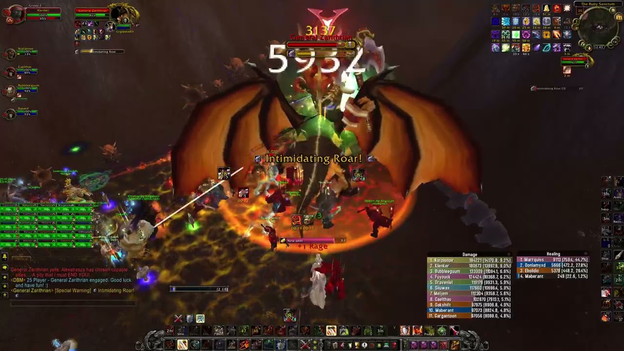 World of Warcraft WotLK Fury Warrior PUG RS 25nm (#9) Warmane Icecrown 31.1.2025