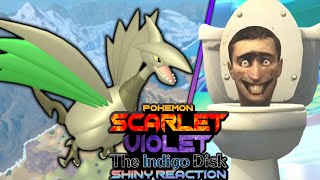 SHINY SKARMORY REACTION!!! (Pokemon Scarlet and Violet Shiny Reaction)