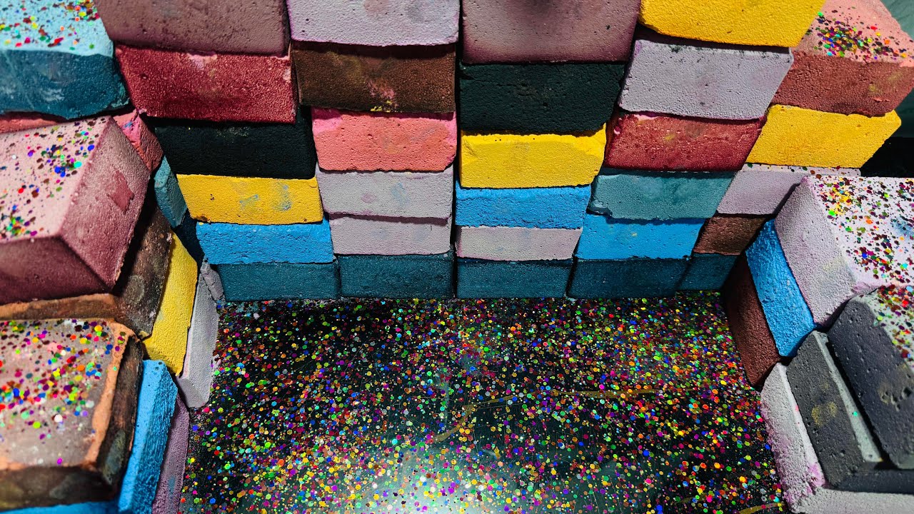 Vibrant Variety Texture CC Dyed Chalk | Oddly Satisfying ASMR 