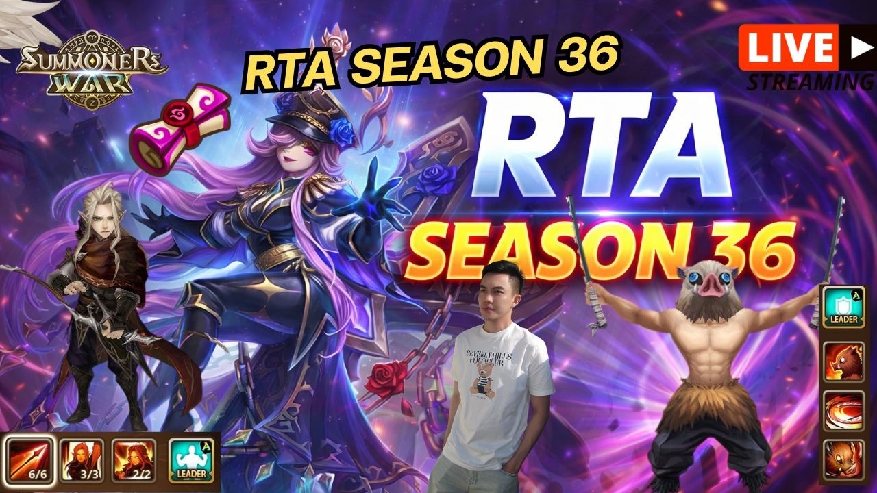 🔴 Summoners War  : ChinJungNaKub  สตรีมสดพูด - คุย  ไต่แรงค์ RTA Season 36 EP.35