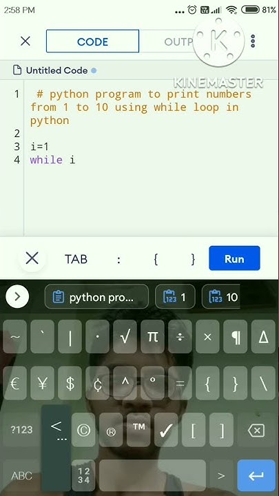 python program to print numbers from 1 to 10 using while loop. #shorts ...