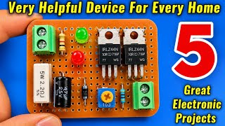 Top 5 Electronics Projects with Basic Components | Anyone can make at home