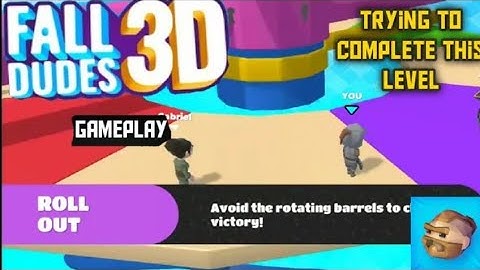 fall guys mobile || new update || fall dudes 3d || gameplay||