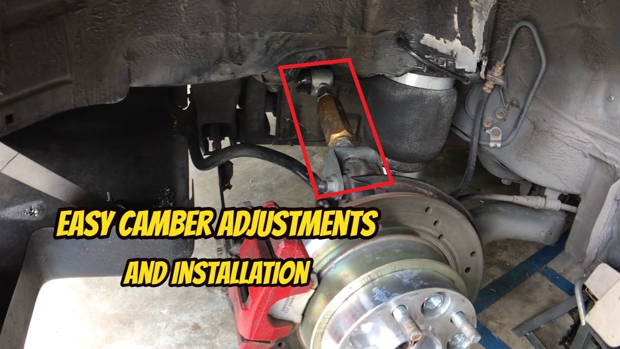 Installing And Adjusting Rear Camber Kit