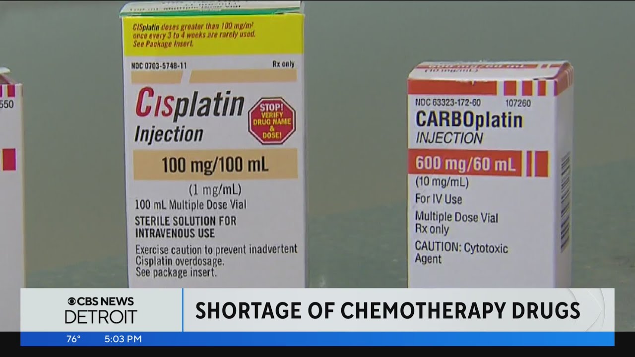 Michigan hospitals respond to shortage of chemotherapy drugs