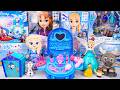 Disney Frozen Elsa and Anna Toys Series Unboxing ASMR | Elsa's Ice Makeup Set | Anna Styling Head