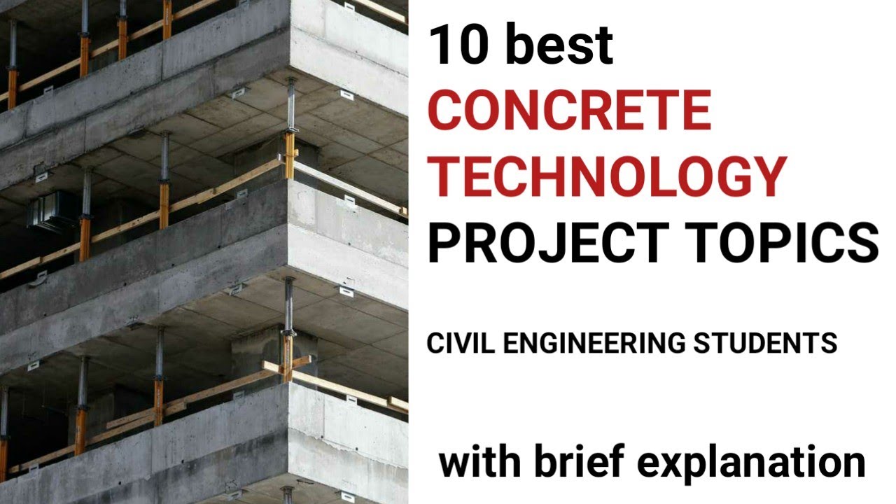 new research topics in concrete technology