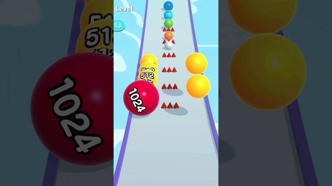 Ball Run 2048 Merge Number Gameplay Walkthrough 