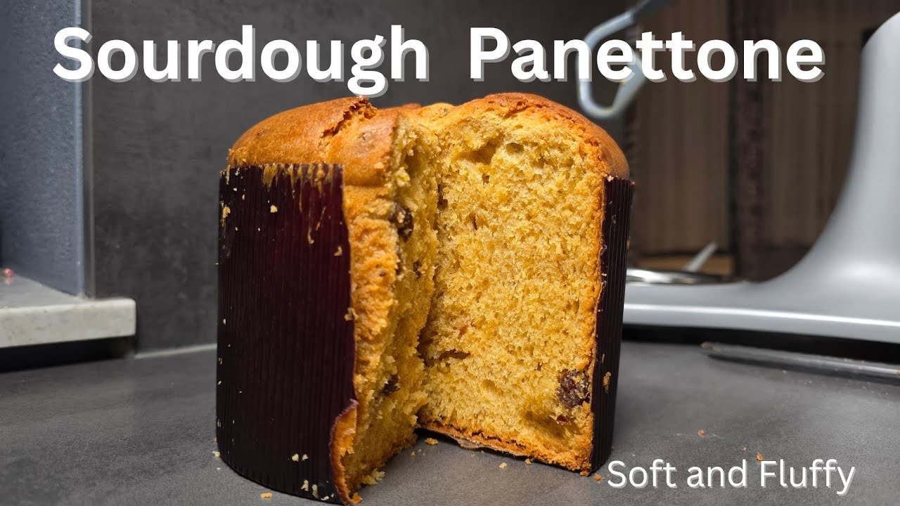 Панеттоне на закваске, тающий во рту: мягкий и воздушный.