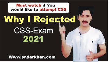 Why i Rejected in Css Exam|Rules|Rejection|CSS Prepration|CSS Books|Request to FPSC|Css Self Creator