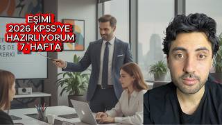 Kpss Türki̇ye 40.Si Olarak Eşi̇mi̇ 2026 Kpssye Hazirliyorum 7. Hafta Vloglari