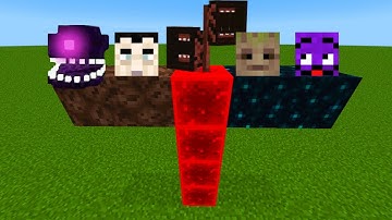 what if you create GRIMACESHAKE SIREN HEAD GMAN GROOT WITHER STORM in MINECRAFT