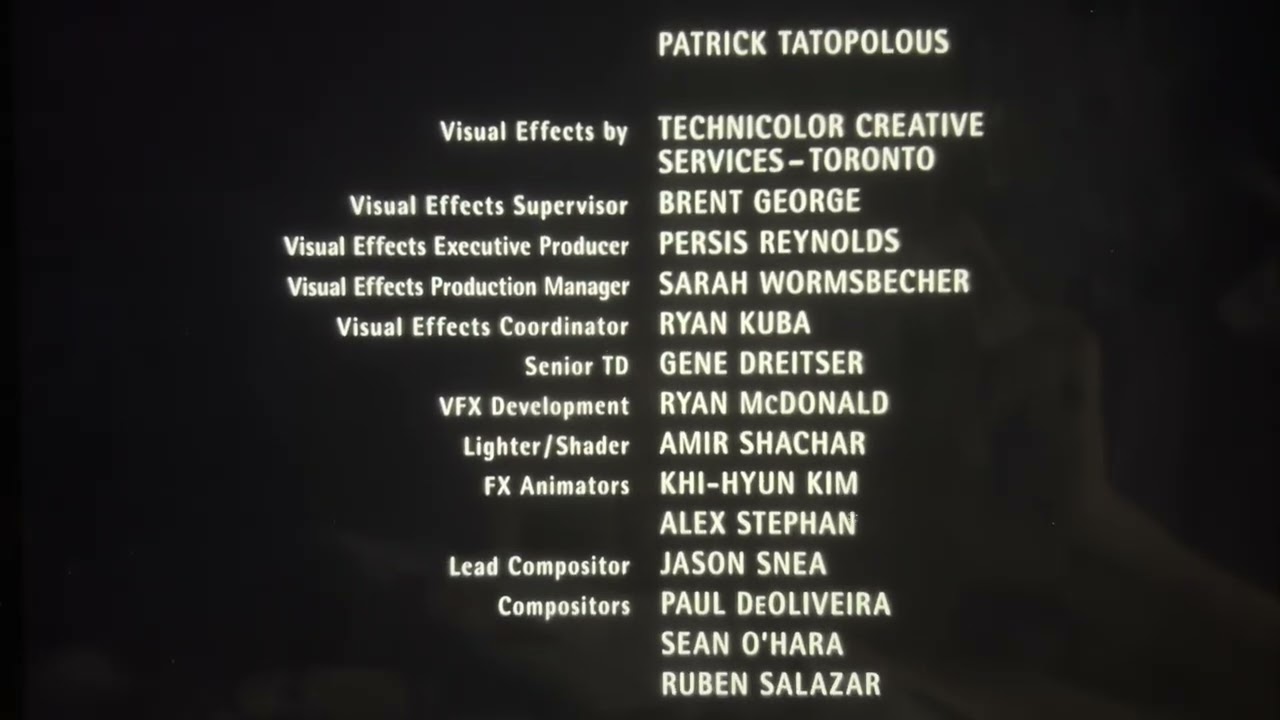 The Messagers (2007) End Credits