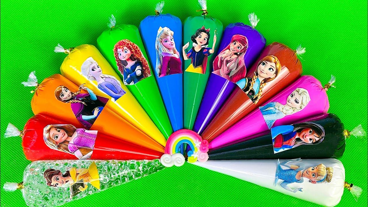 Magical Bags: Looking For Disney Princesses Slime  - Satisfying Slime ASRM