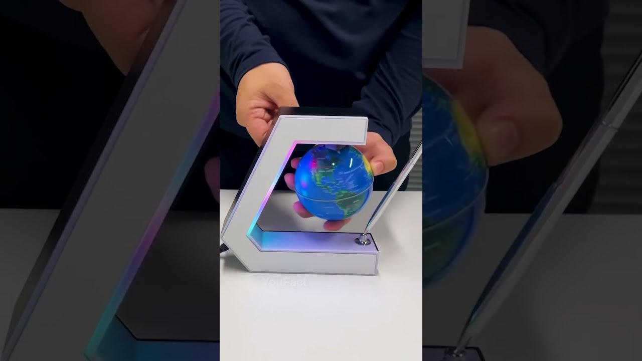 Magnetic Levitation Globe With LED Lights