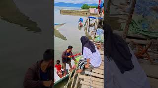 pandangan kampung bajo pulau bapa (dusun II) di belakang rumah. 🤗⚓🤗 #bajo #bajau #sukubajo