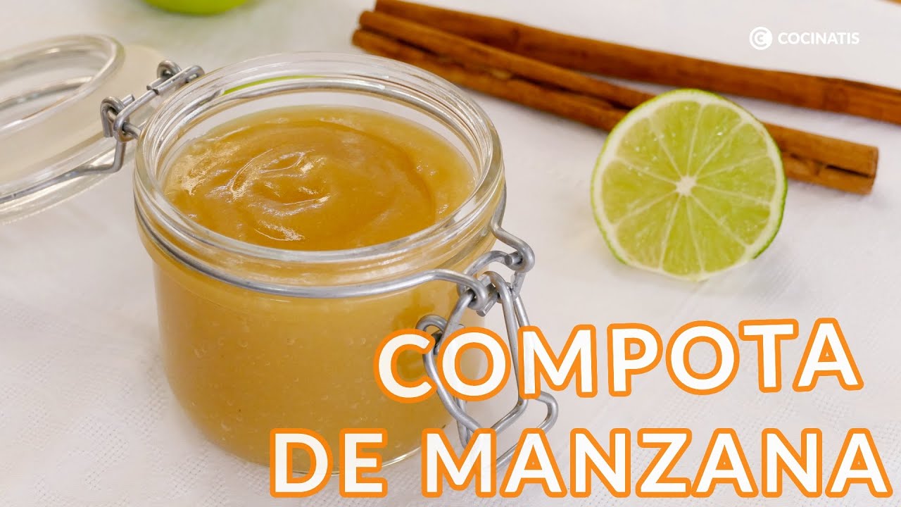 COMPOTA de MANZANA ¡Casera, sencilla y deliciosa! // Cocinatis - YouTube