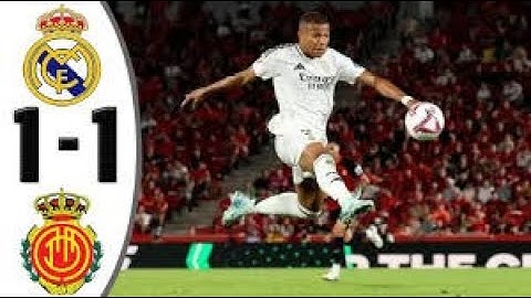 MADRID 1-1 MALLORCA ALL GOAALS HIGHLIGHTS LALIGA 2024