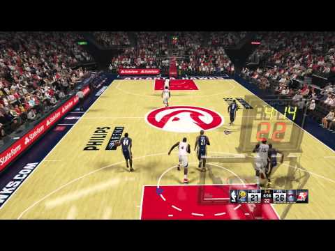 NBA 2K15 Gameplay Indiana Pacers Vs Atlanta Hawks Full Game PS4 