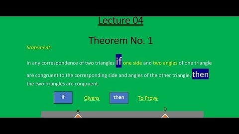 Lecture 04 • Theorem 10. 1. 1 - [9 Class]