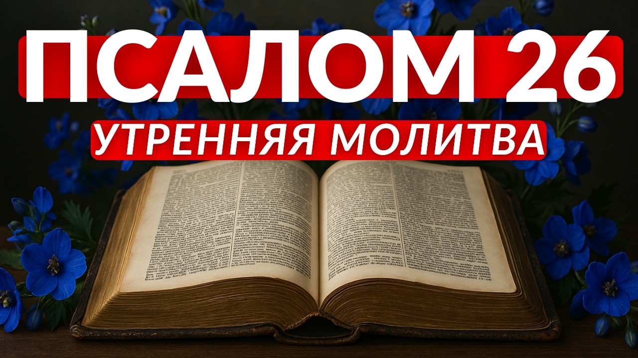 ПСАЛОМ 26 | Господь — свет мой и спасение моё | Утренняя Молитва