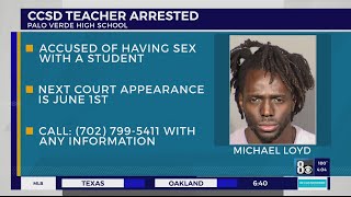 CCSD teacher arrested, charged with having sex with student