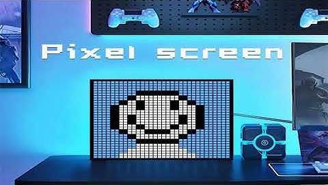 Smart LED Matrix Pixel Display RGB DIY Graffiti Bluetooth App Control Art Displa