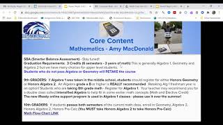Parent Night Webinar: Info for 2021-22 Year