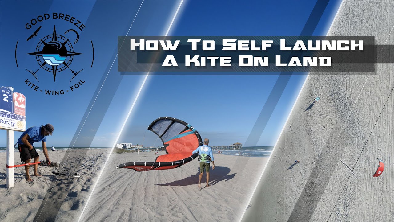 HOW TO SELF LAUNCH A KITE ON LAND