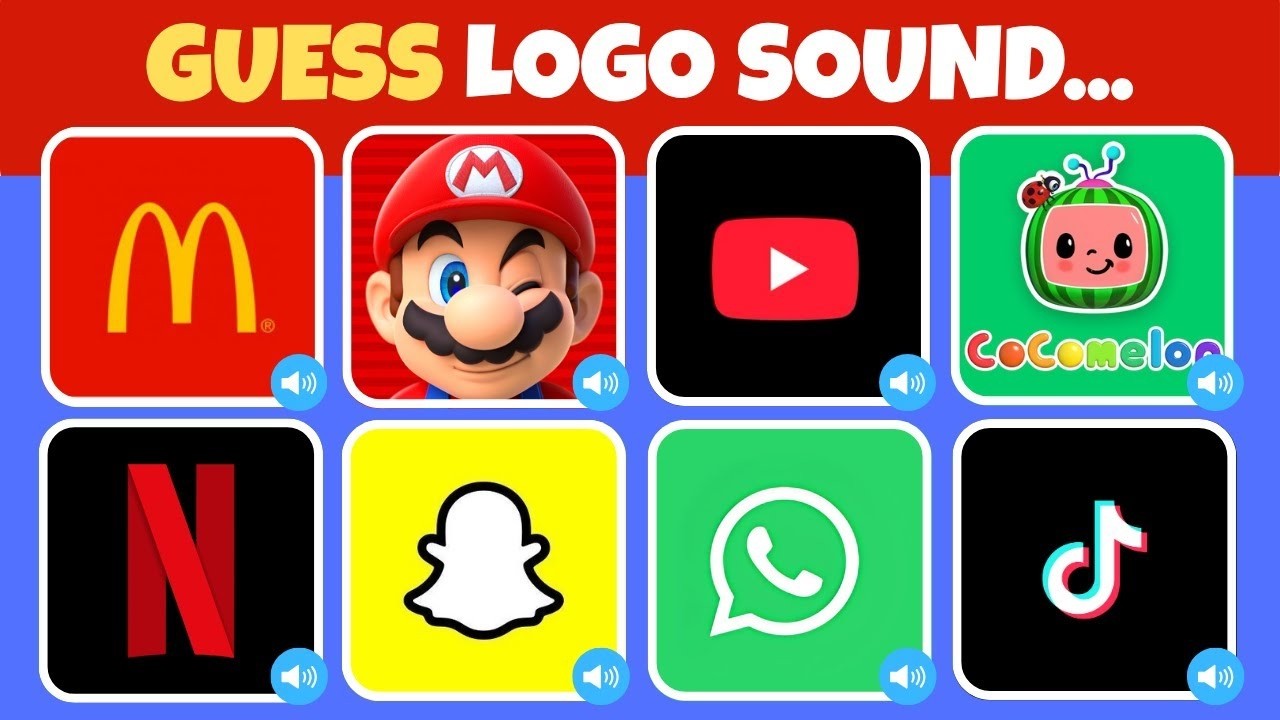 "Guess The Logo Sound 🔥🔊 Pepsi, Tiktok, YouTube, Netflix | Logo Challenge 2025"