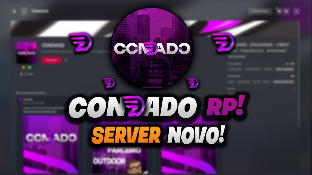 GTA RP CONDADO RP! SERVIDOR NOVO!
