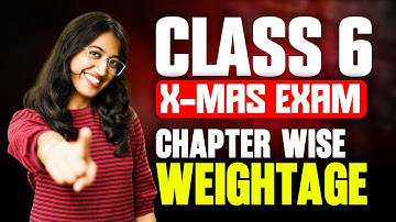 Class 6 Christmas Exam | Chapter wise Expected Weightage 2025-26 | Exam Winner