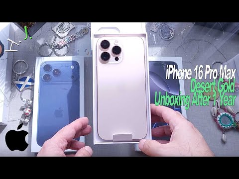 iPhone 16 Pro Max Desert Gold ????✨ Unboxing After 1 Year