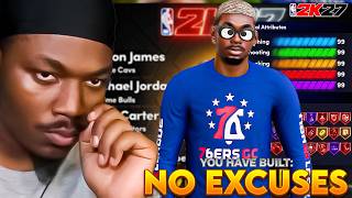 THE RAREST BUILD NAME ON NBA 2K27 "NO EXCUSES" | BEST BUILDS ON NBA 2K27 😂🤣🔥