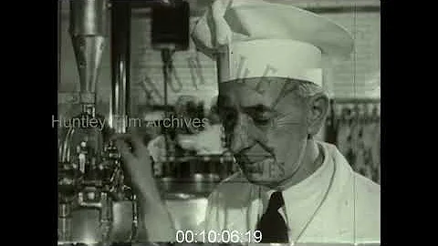 Shippam's Paste manufacture, 1940's.  Archive film...