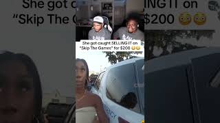 SHE GOT CAUGHT SELLING IT ON “SKIP THE GAMES” 😳