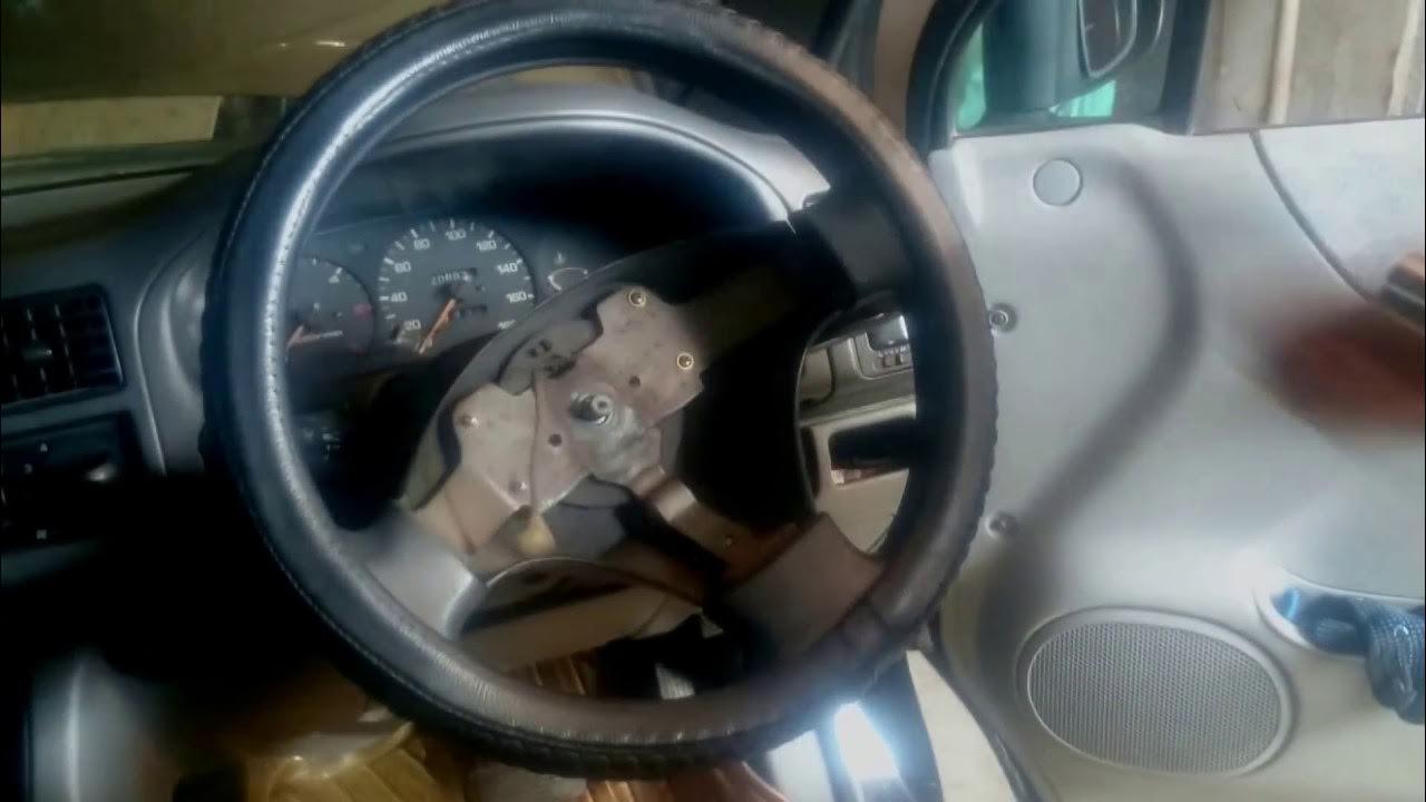 Как снять руль мазда трибьют Замена руля на Mazda Friendee ДимАСС - YouTube